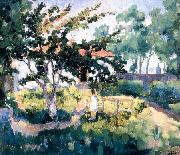 Kazimir Malevich Summer Landscape, oil on canvas